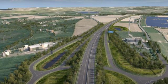 An artist’s impression of how the new Chiverton junction will look once completed (Image: Supplied) An artist’s impression of how the new Chiverton junction will look once completed (Image: Supplied)
